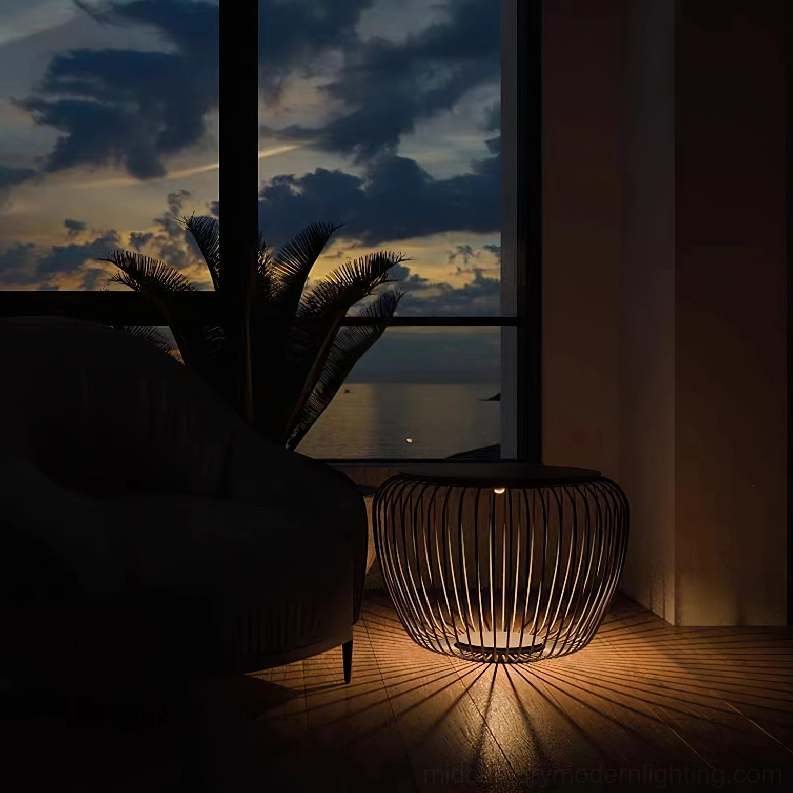 Meridiano table light white finish scandinavian style clean lines design