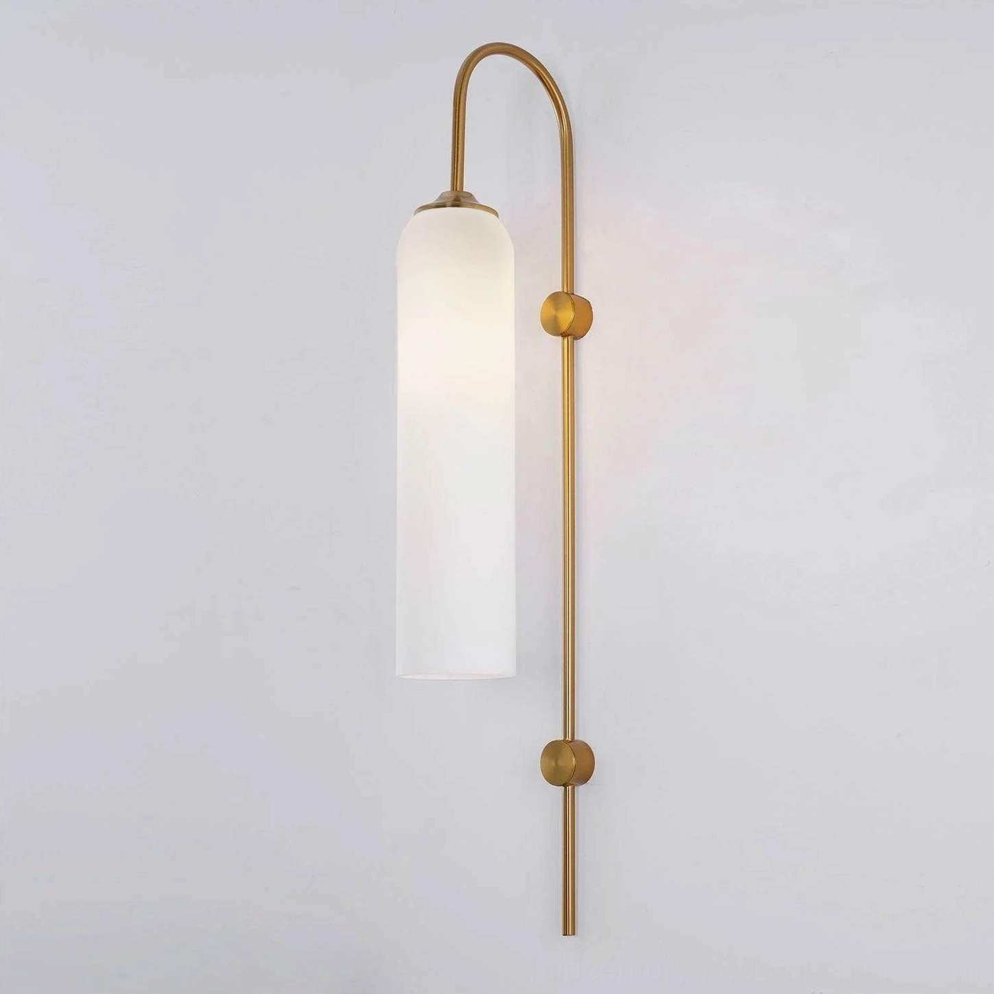 Mid-century modern glass wall sconce demonstrating timeless design principles and hand-crafted quality