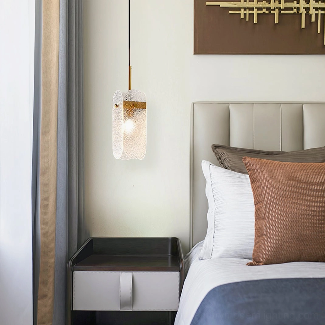 Mid-century modern pendant light fixture architectural design clean lines