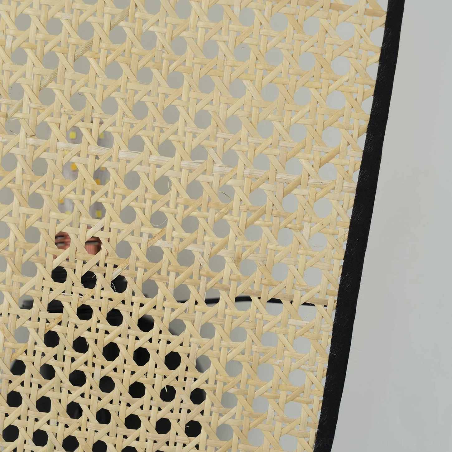 Mid-century modern rattan wall lamp universal voltage worldwide certified sustainable craftsmanship