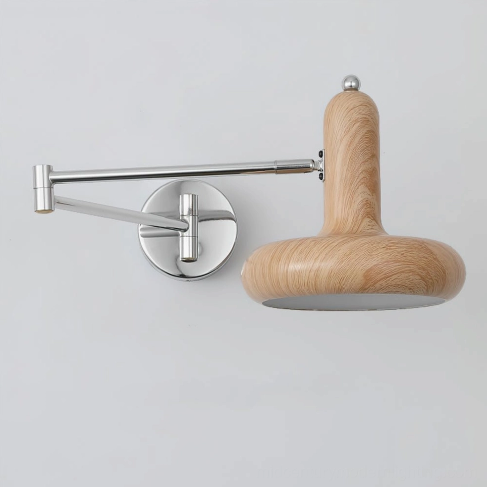 Milena contemporary swing arm wall sconce, complete product showcase of multiple finish options and design versatility