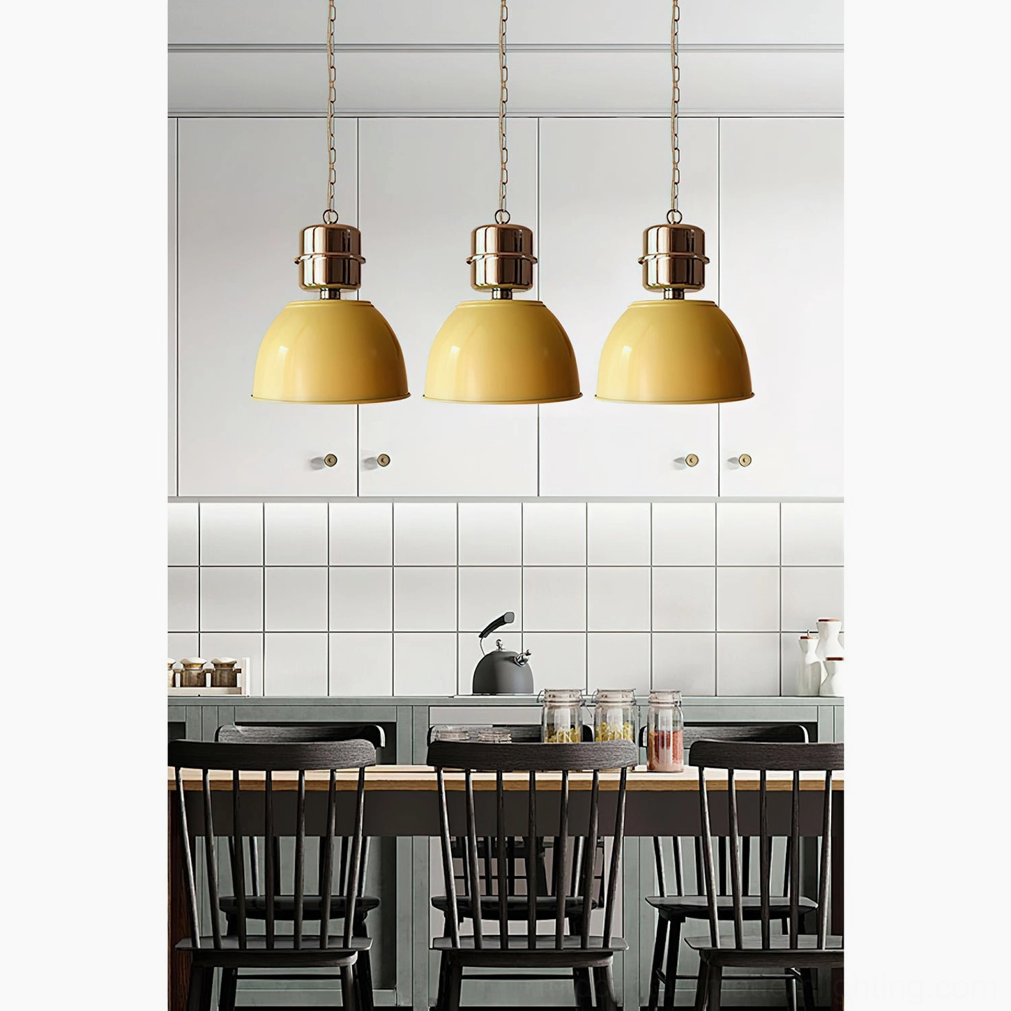 Minisol chrome metal pendant shade polished hardware modern aesthetic