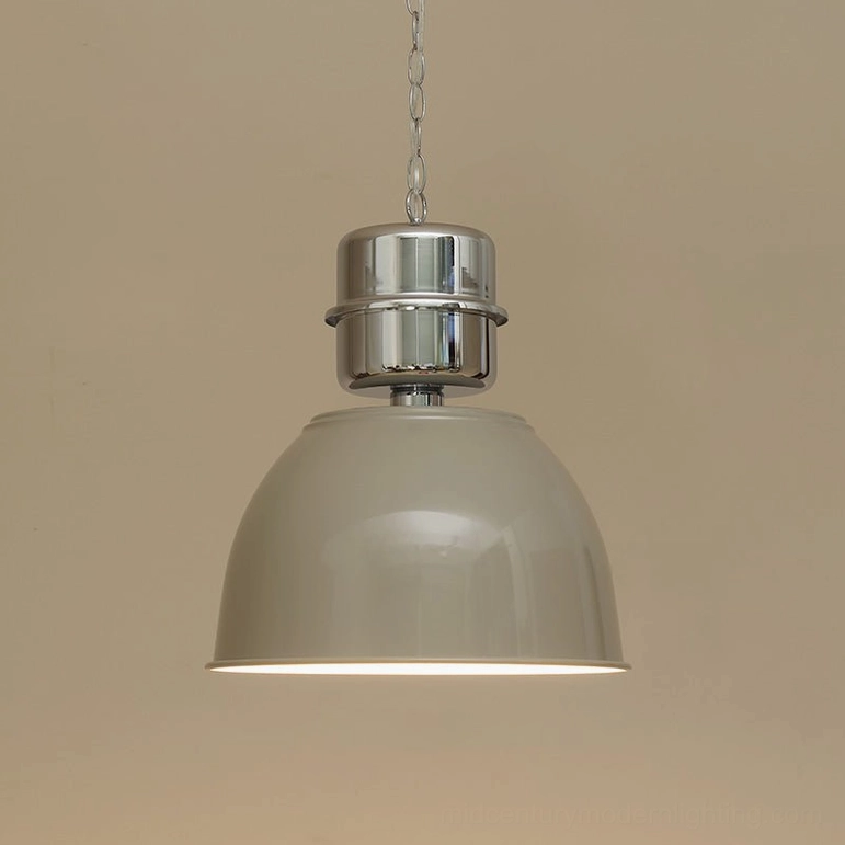 Minisol milk coffee metal pendant shade vintage industrial style lighting