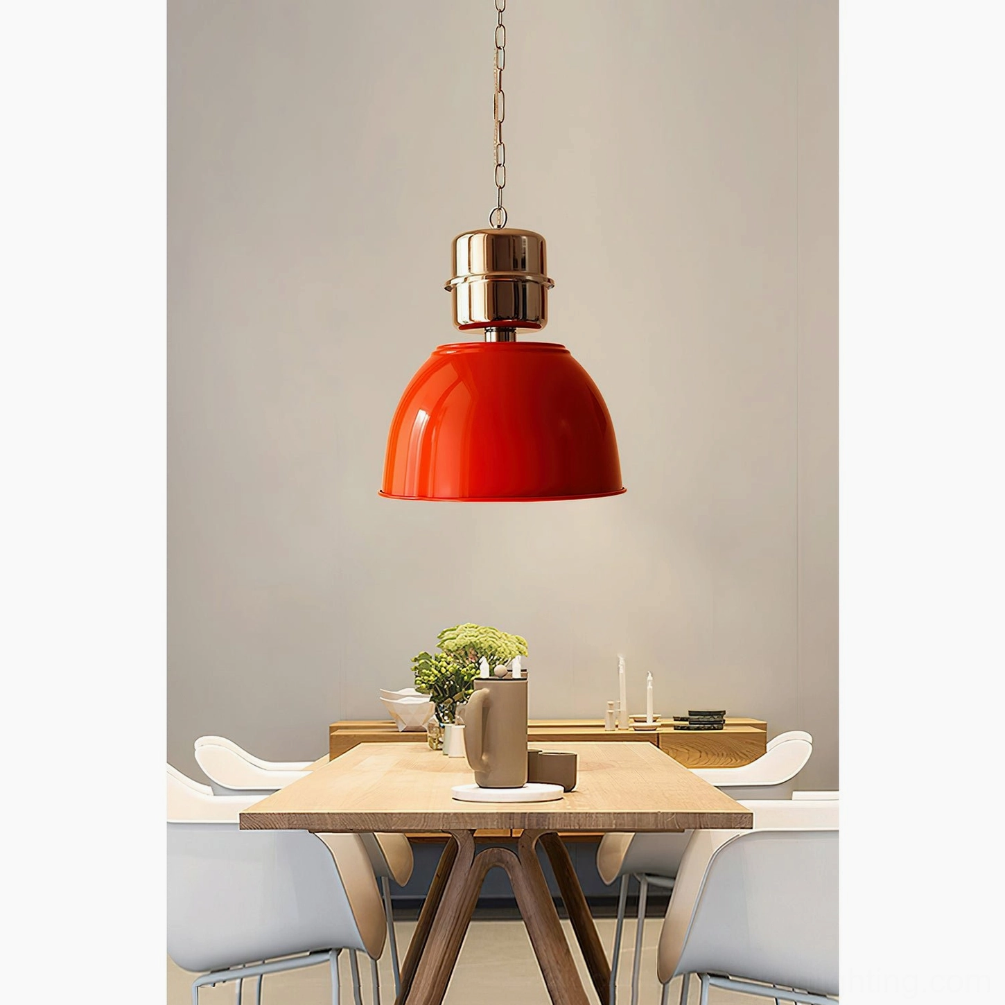Minisol pendant lighting fixture multiple color options display