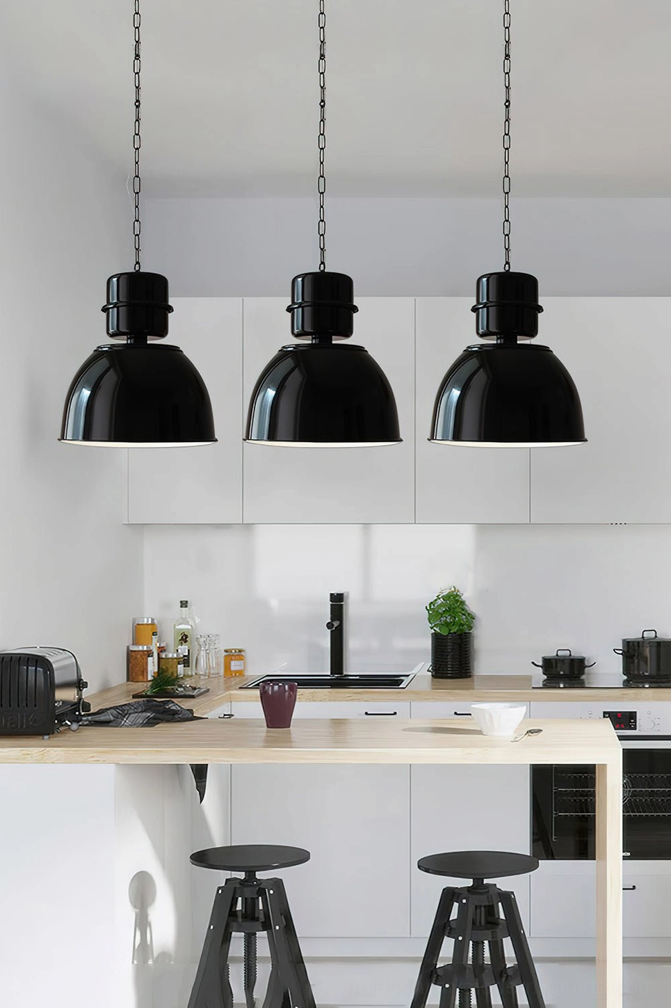 Minisol hanging pendant lamp ceiling fixture installation ready
