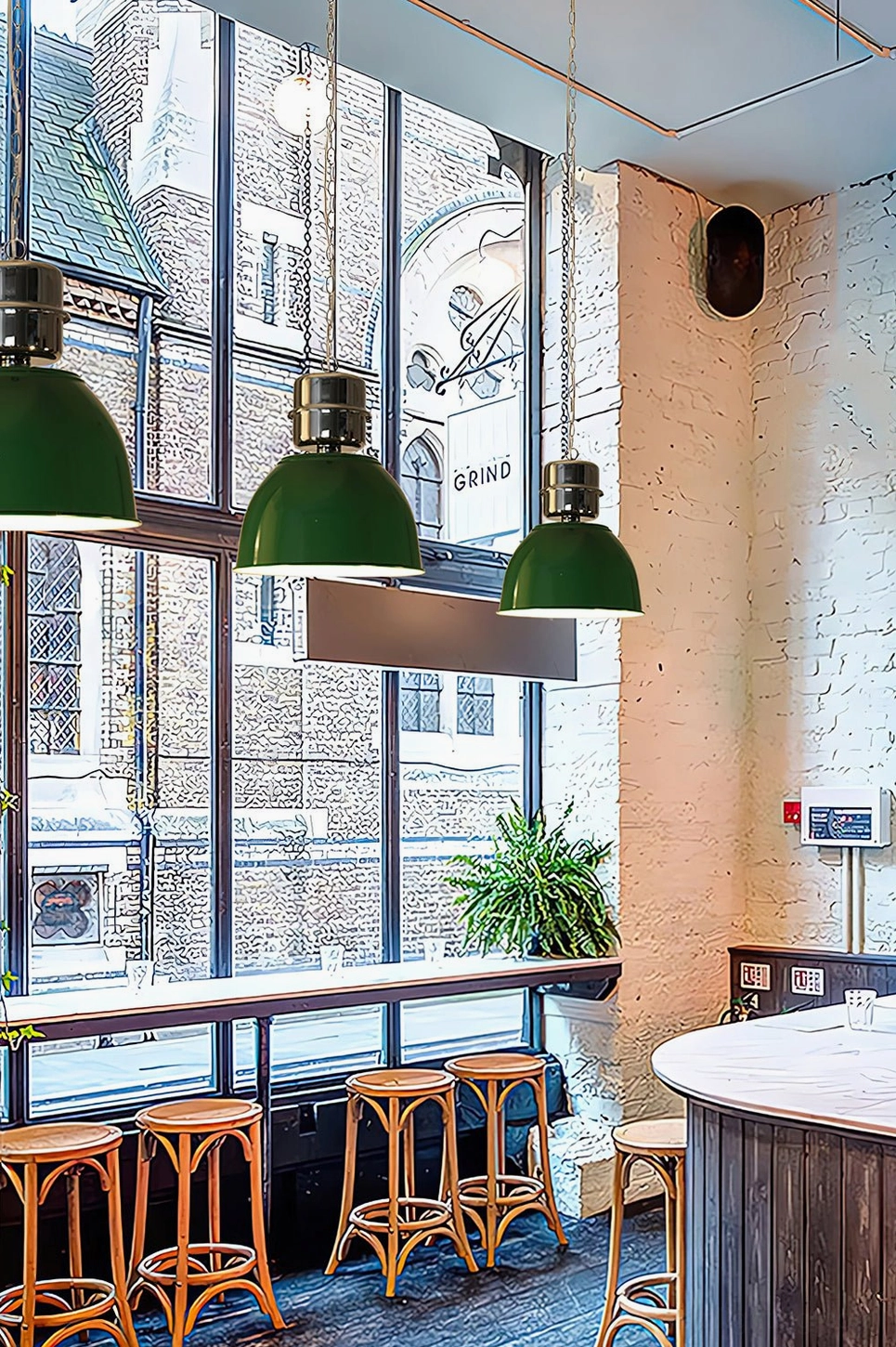 Minisol pendant lamps grouped multiple units interior design styling