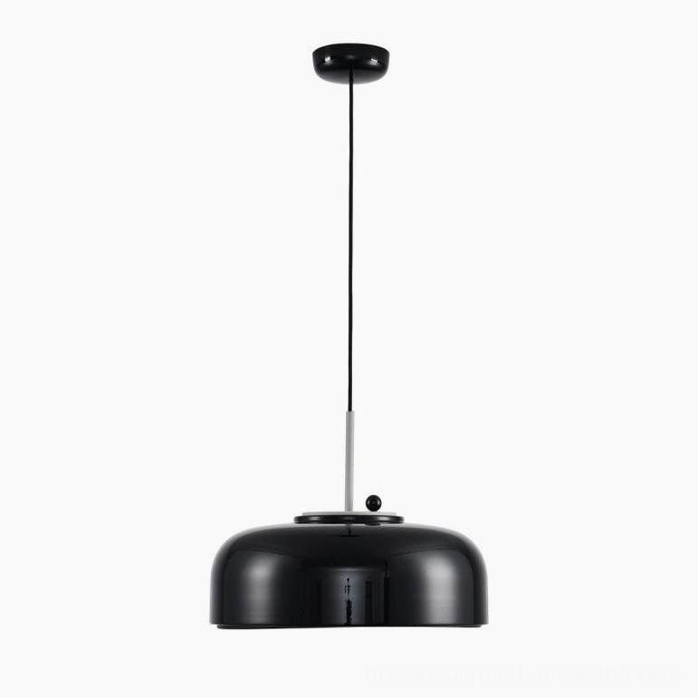 Misha black dome pendant light mid-century modern minimalist interior