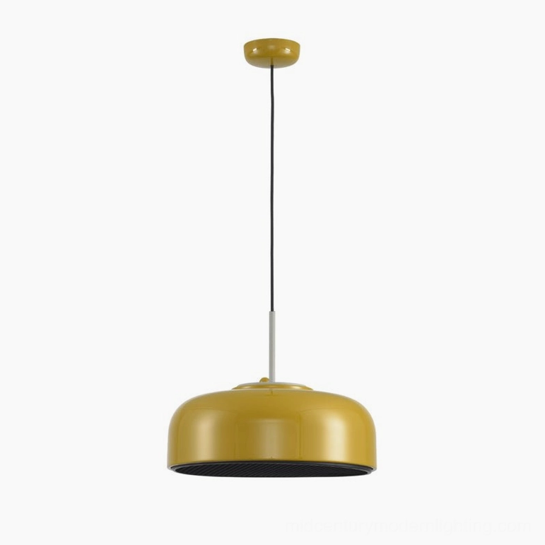 Misha mustard yellow dome pendant light retro aesthetic vintage inspired design