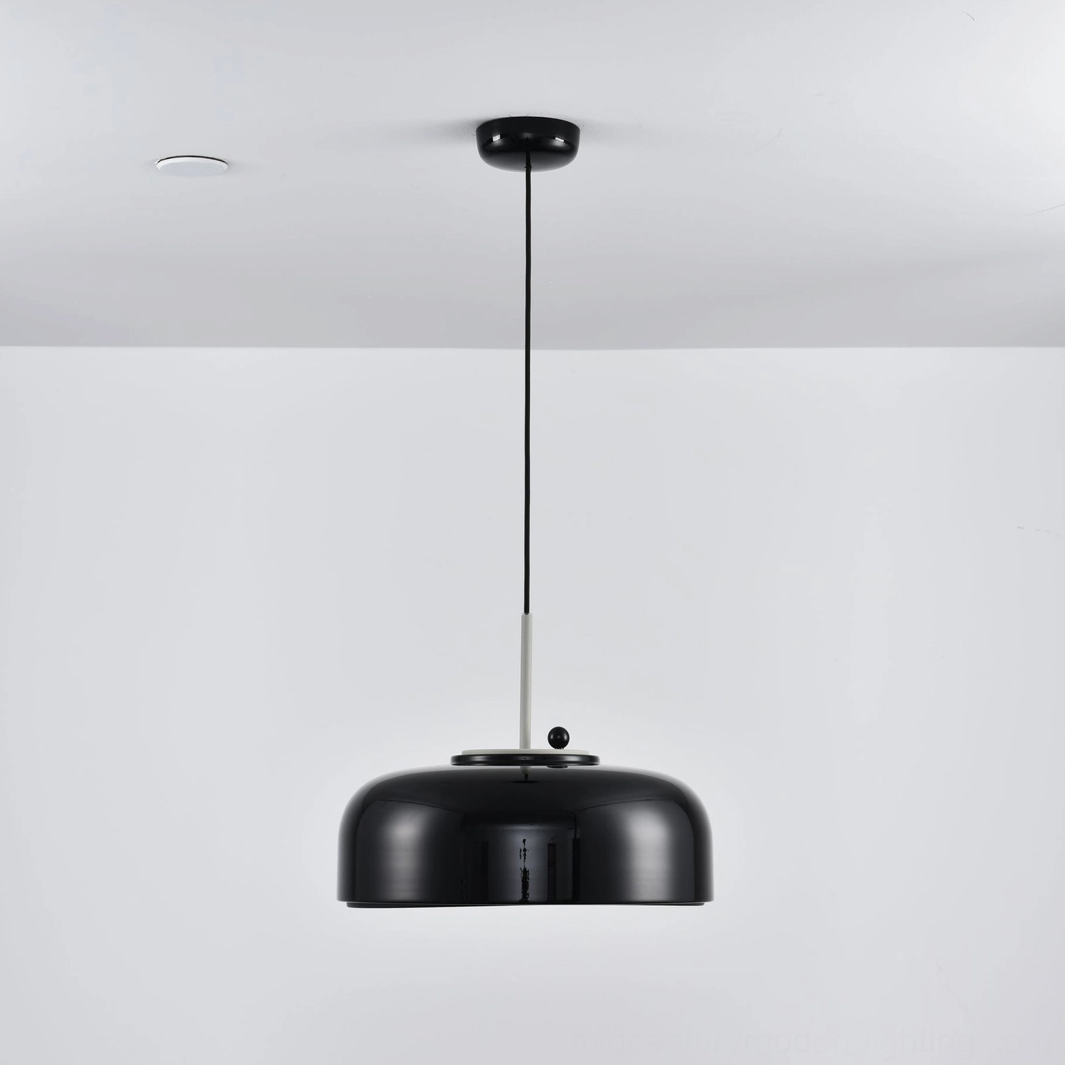 Misha pendant light product overview showing complete dome fixture design