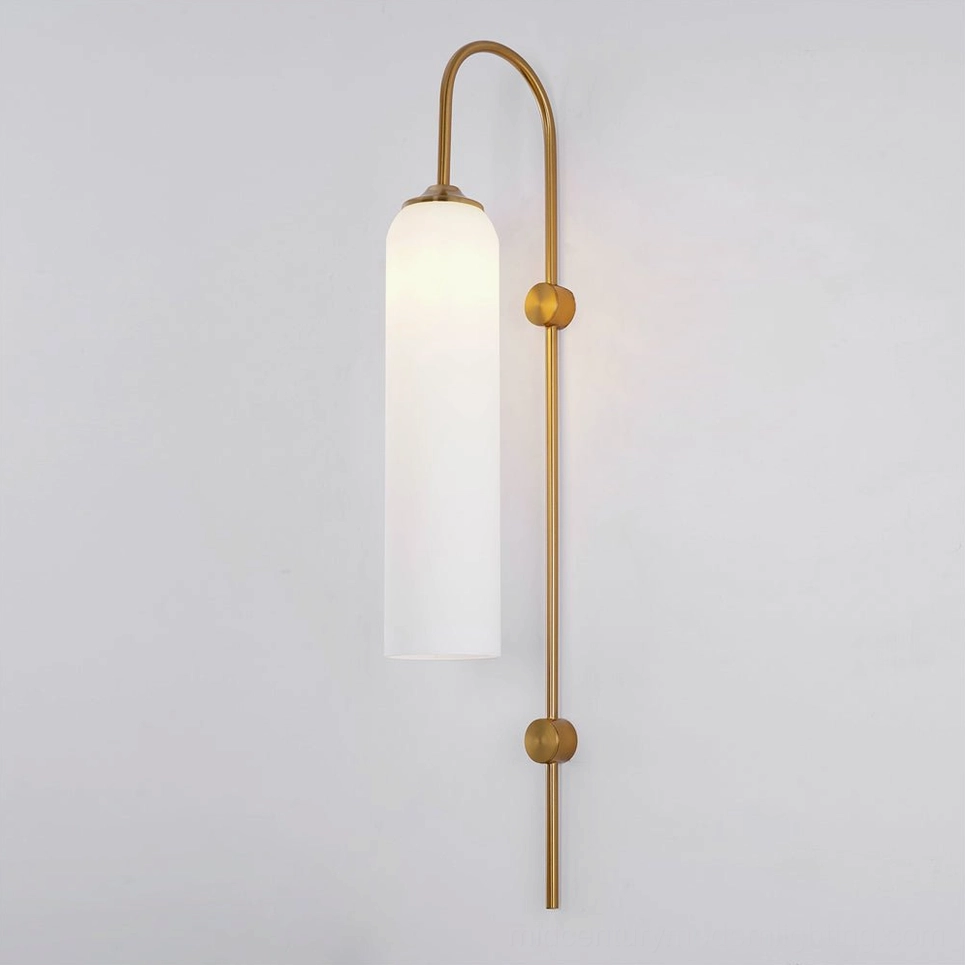 Modern pendant-style glass wall sconce illustrating versatile mounting and suspension design