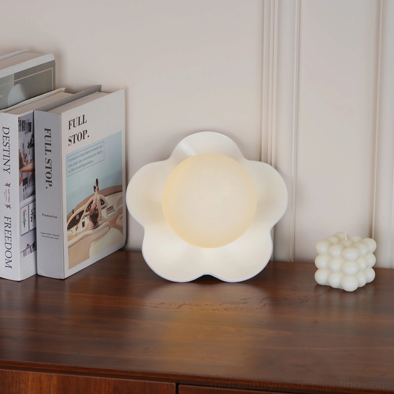 Modern resin lamp botanical inspiration interior styling guide