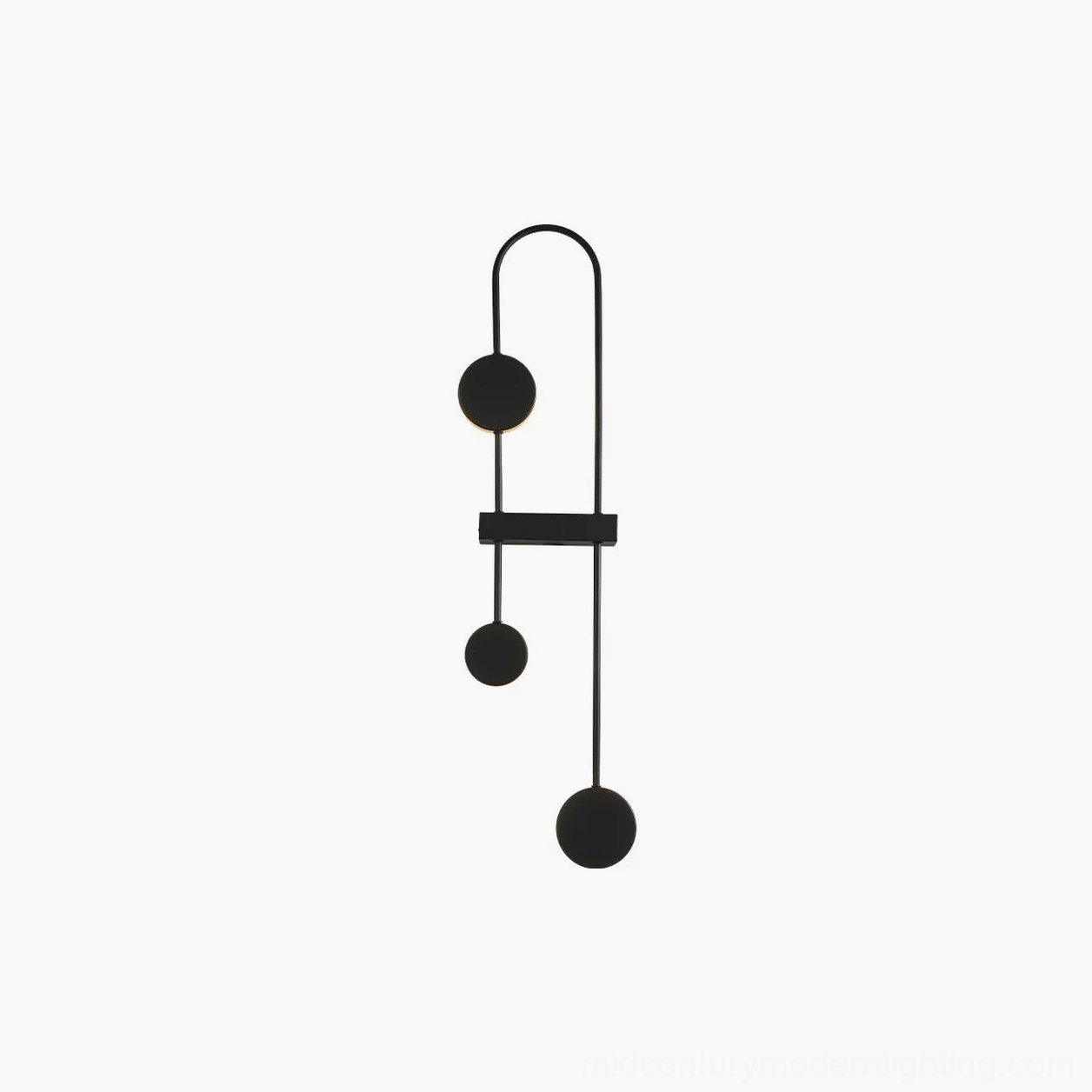 Contemporary molecular wall lamp with warm and cool light temperature options
