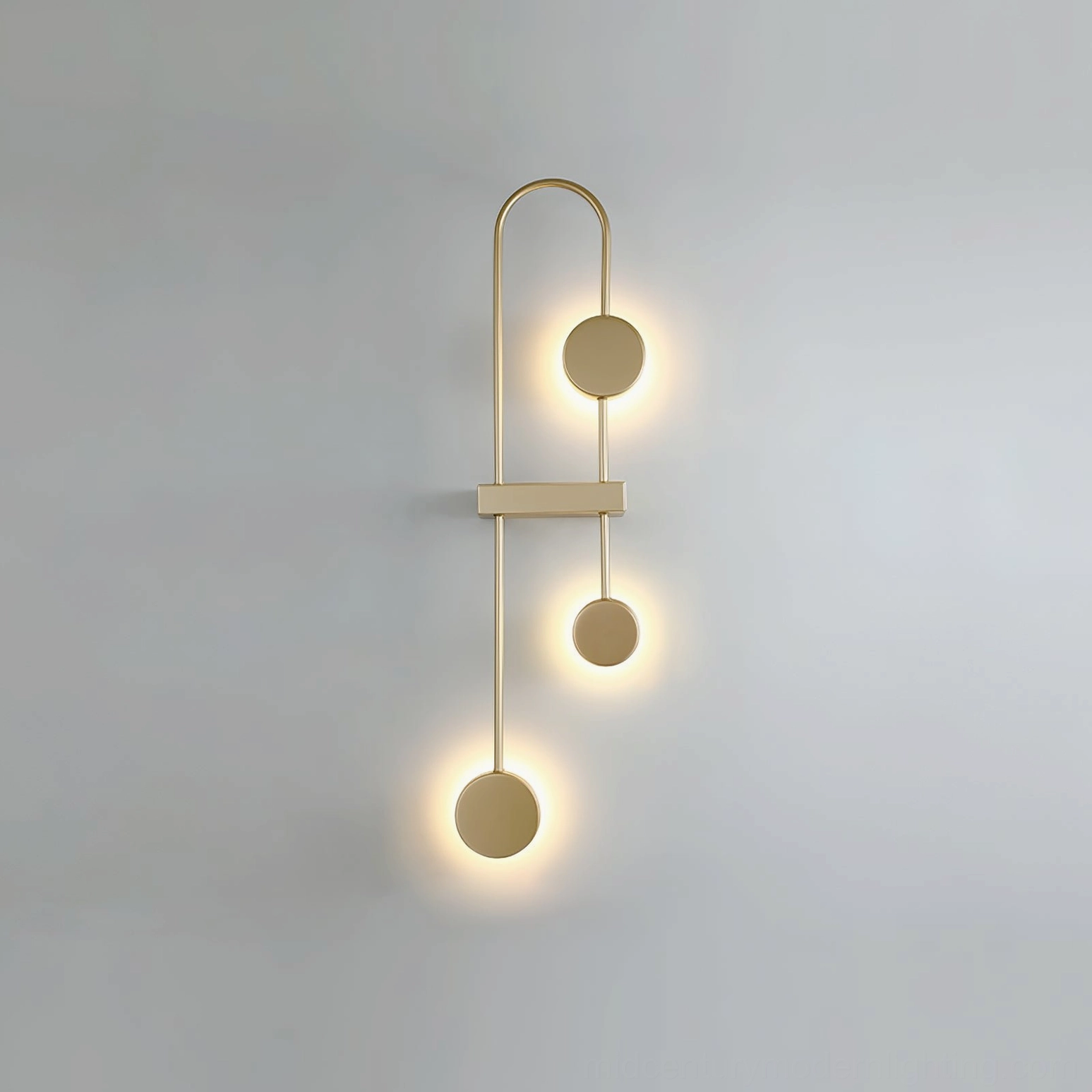 Modern molecular LED wall sconce available in left or right configuration options