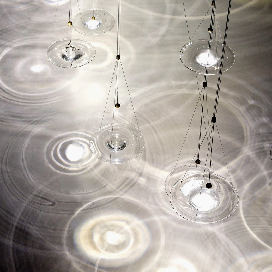 Momento glass pendant light warm and cool color temperature comparison side by side