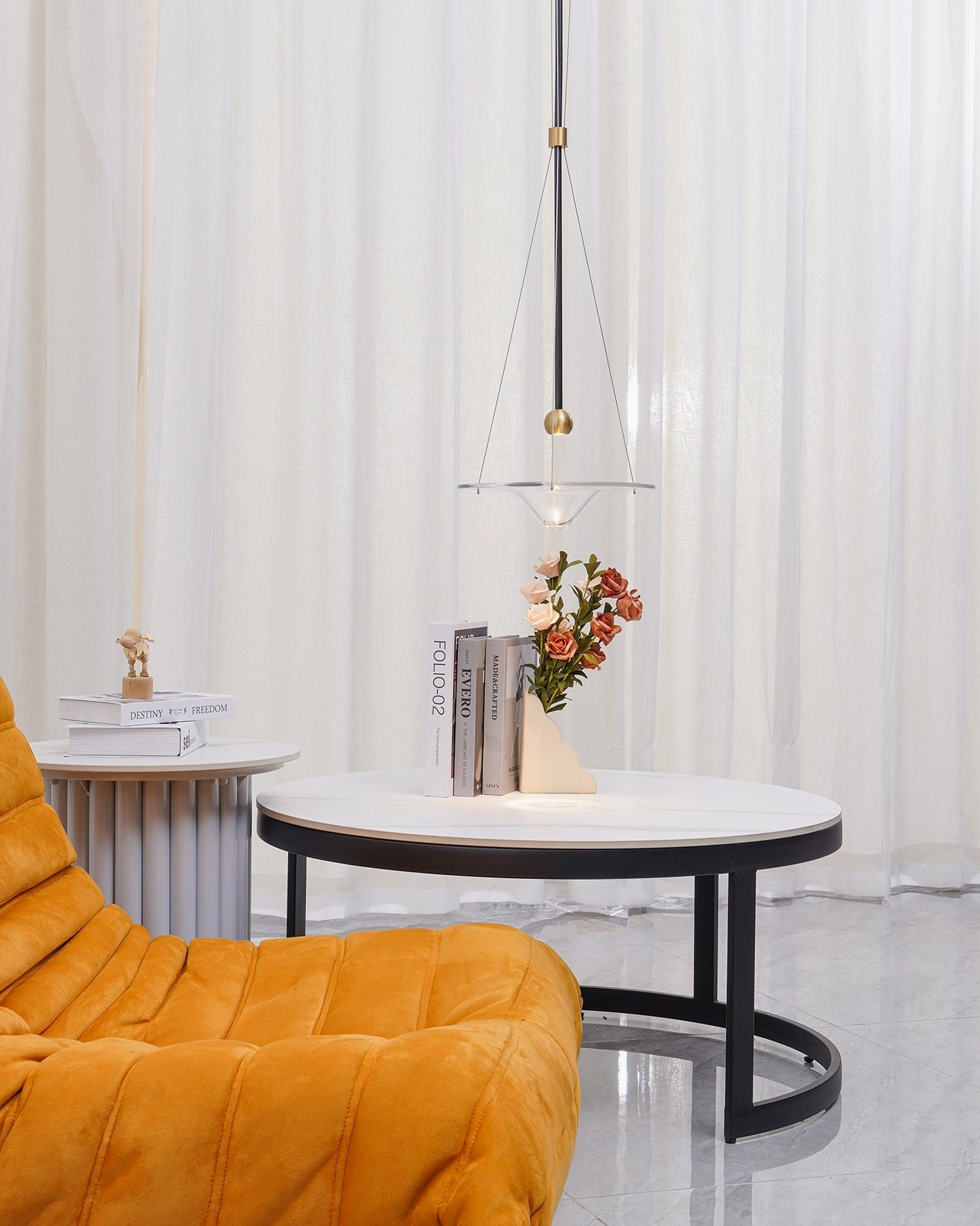 Moment pendant lamp neutral color temperature 4000K providing balanced general illumination