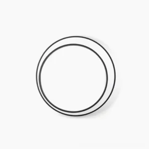 Moon ring outdoor wall lamp double installation minimalist modern design flat lay