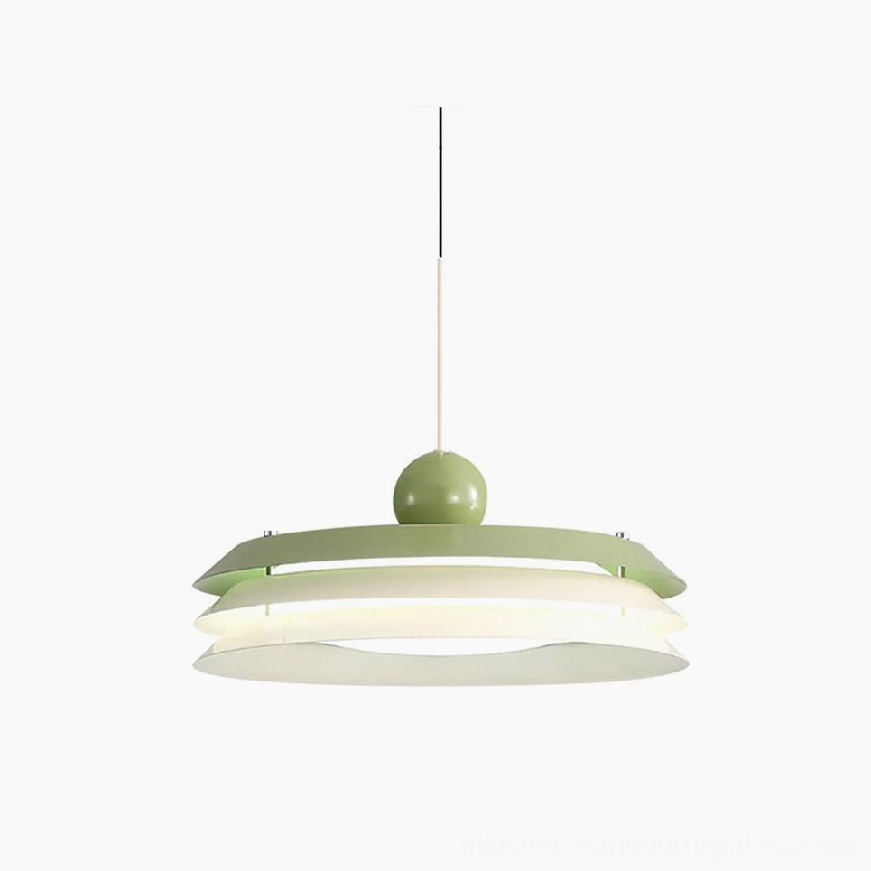 Morandi pendant lamp full product view highlighting ceramic construction and color palette options