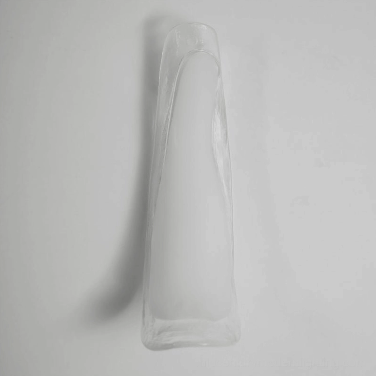 Modern Murano Petal glass ceiling chandelier, layered petal design in contemporary minimalist style