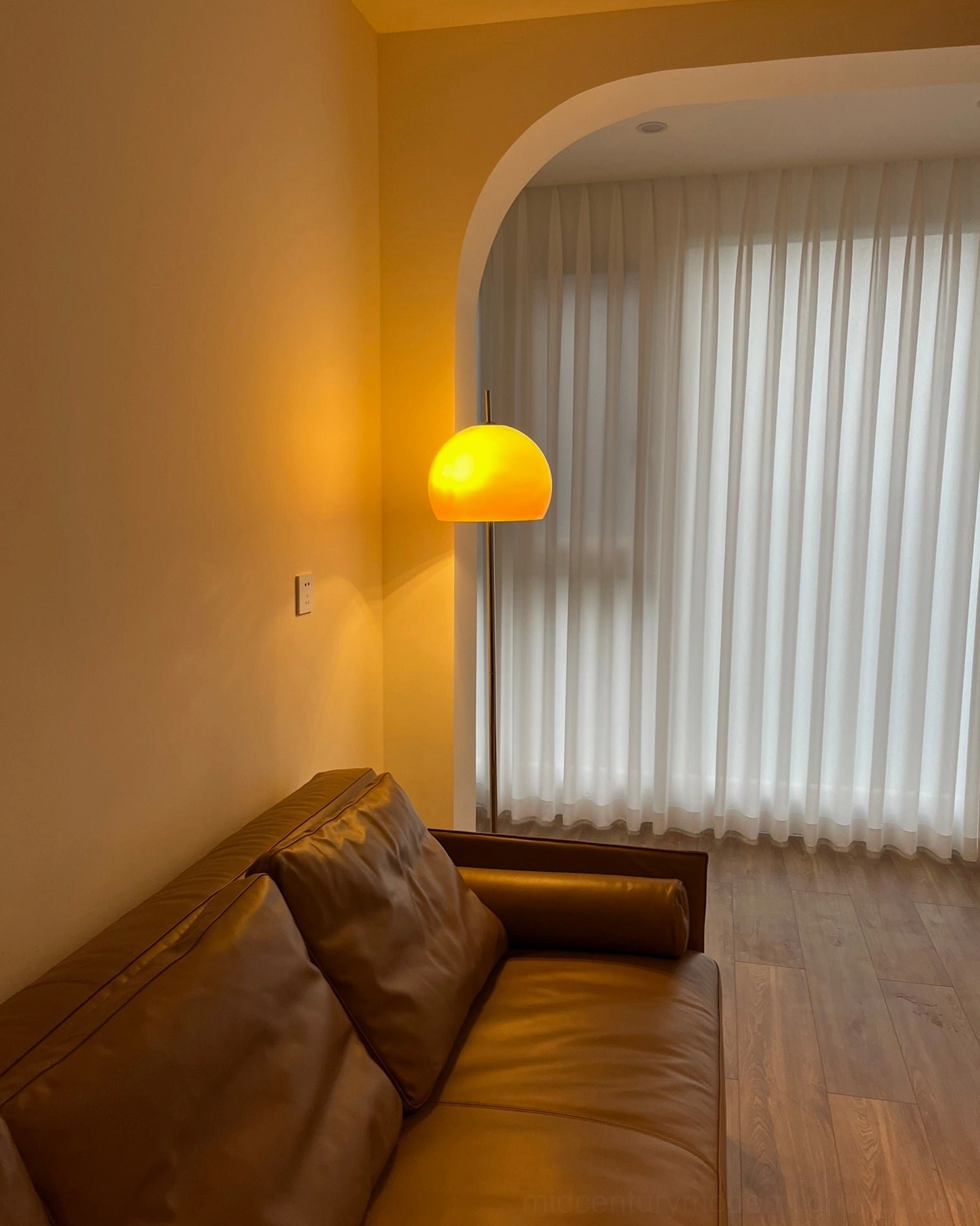 Vintage mushroom lamp in eclectic home decor showing design versatility