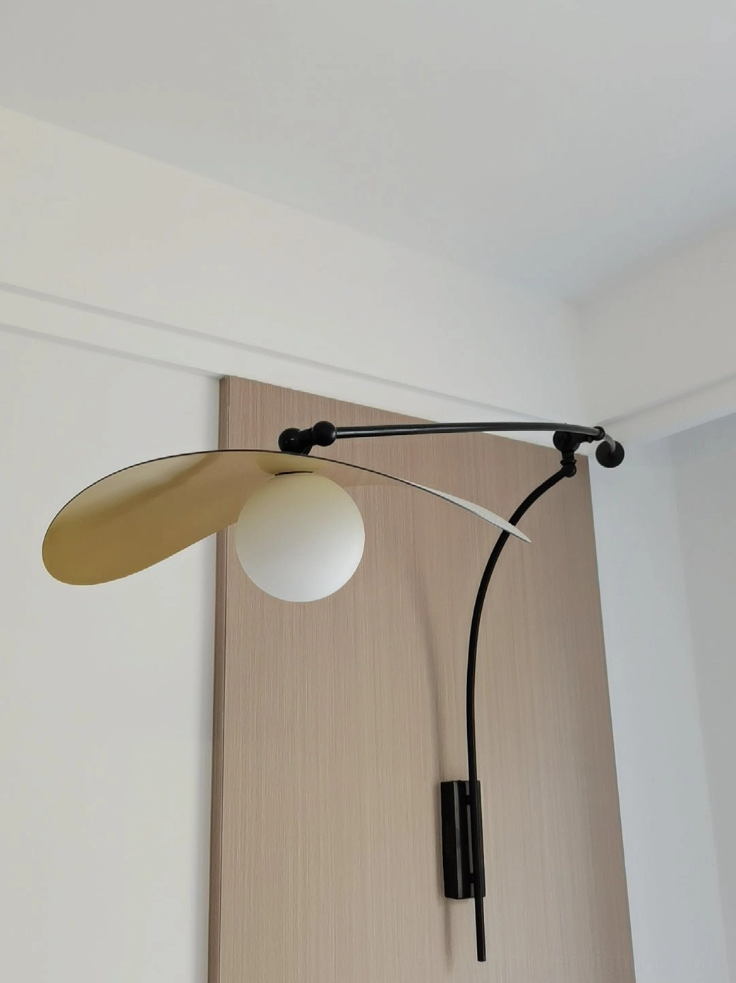 Myrna wall lamp Calder mobile inspiration, kinetic grace mid-century modern sculpture