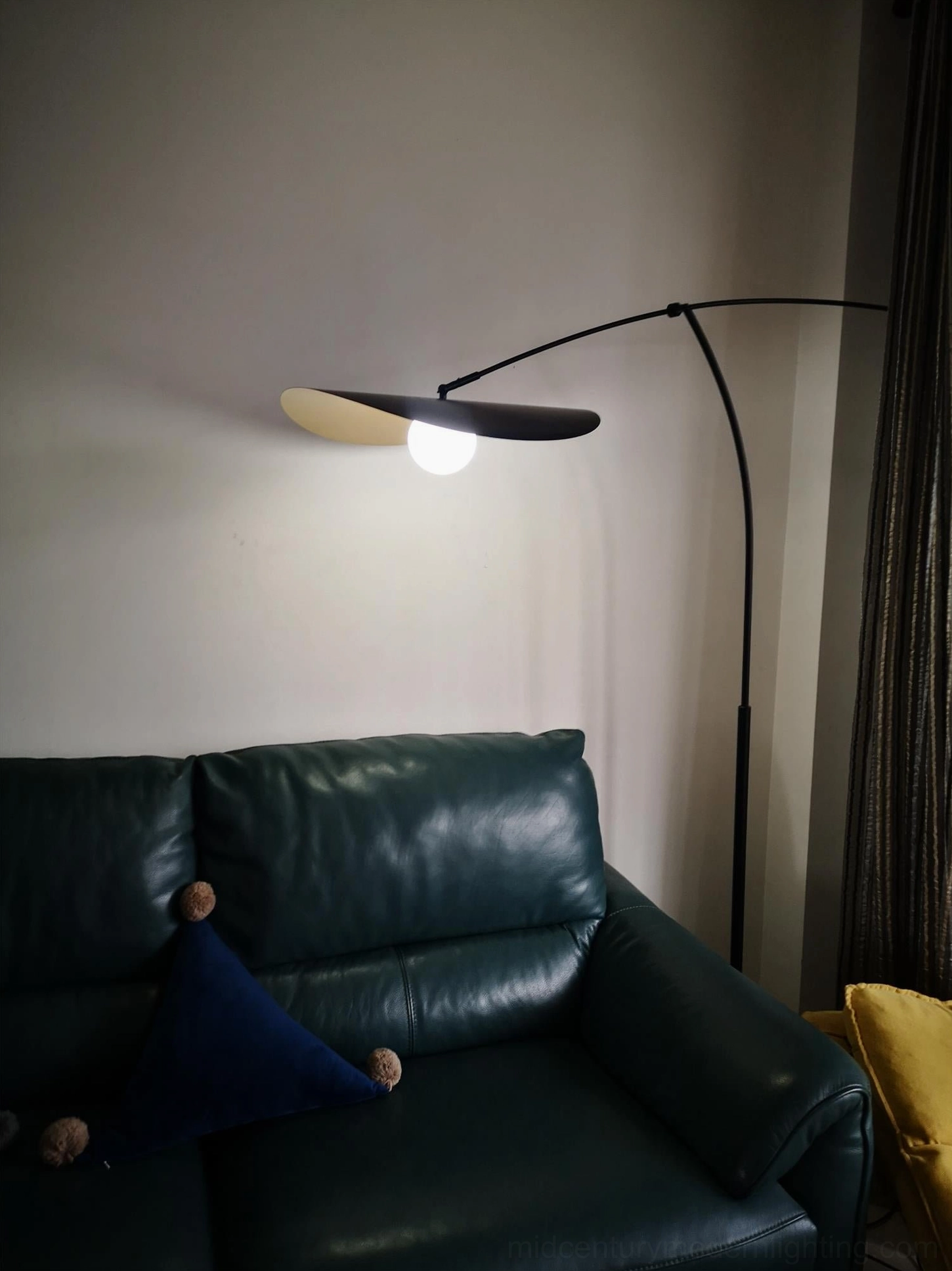 Myrna sculptural wall lamp multiple configuration options, left right orientation