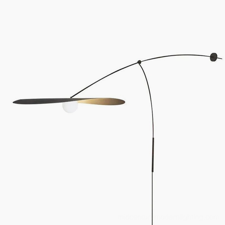 Myrna wall lamp right orientation large size, statement sculptural installation art