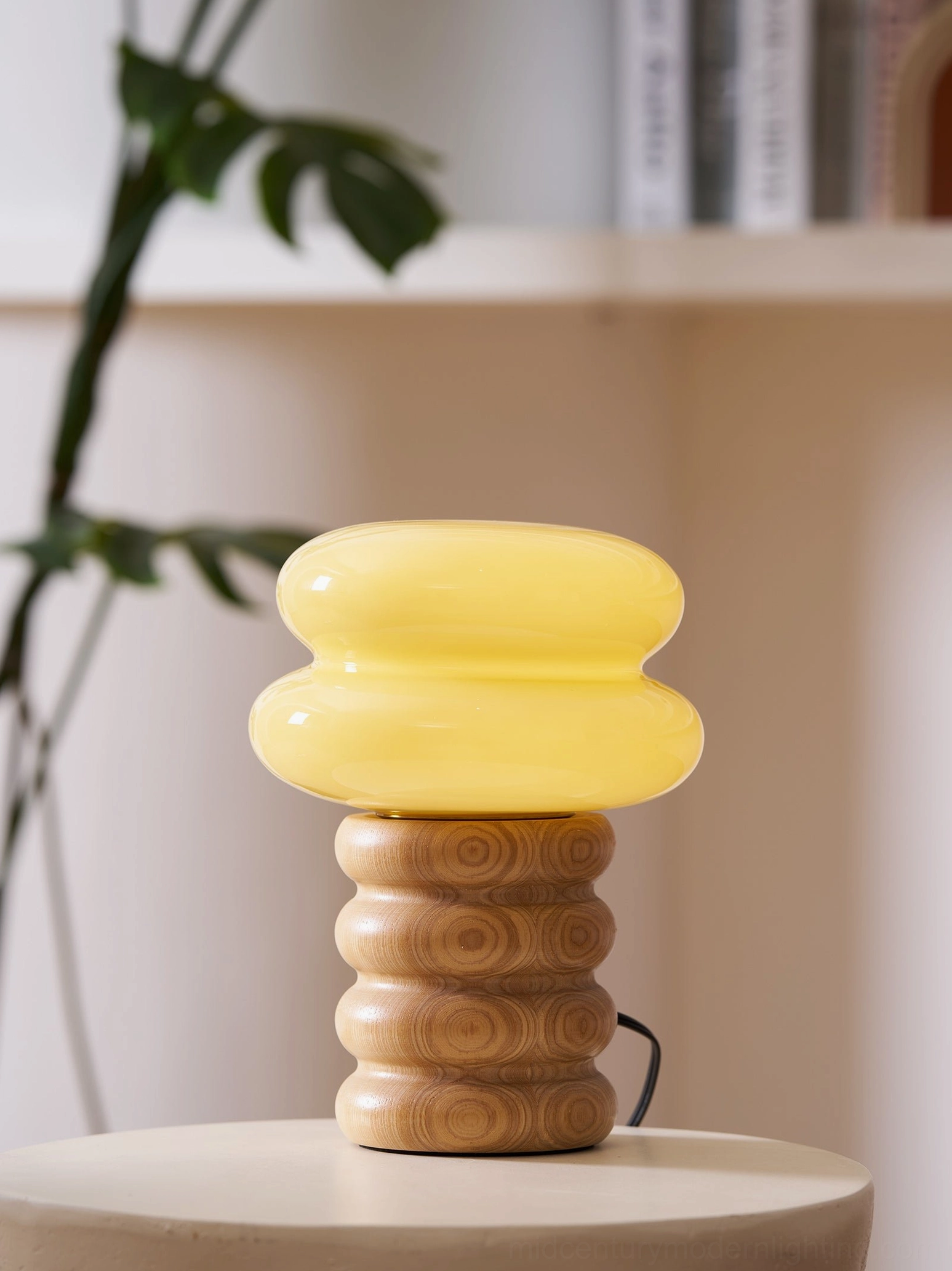 Napako minimalist table lamp with 150cm cord and push button switch providing functional simplicity for modern living