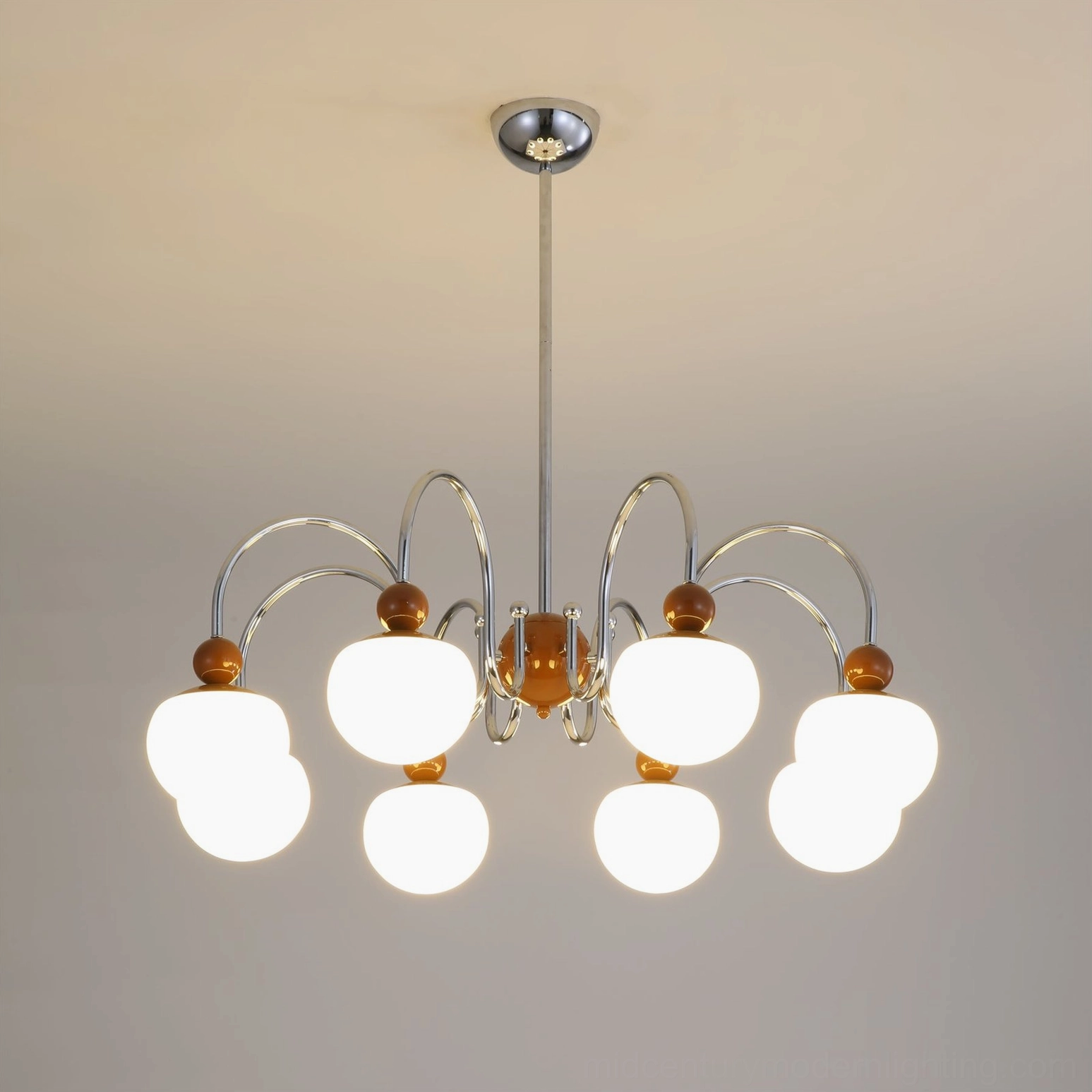 Notti chandelier showing universal voltage compatibility AC 110-240V for global international use