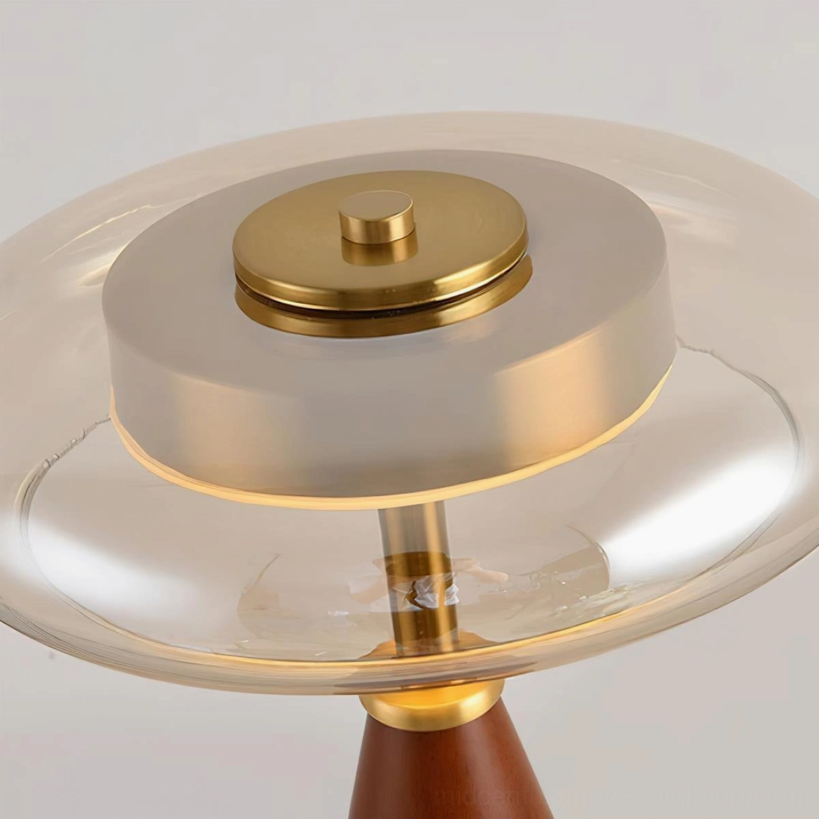 Nova table lamp full product shot with adjustable color temperature features, modern bedroom accent lighting display