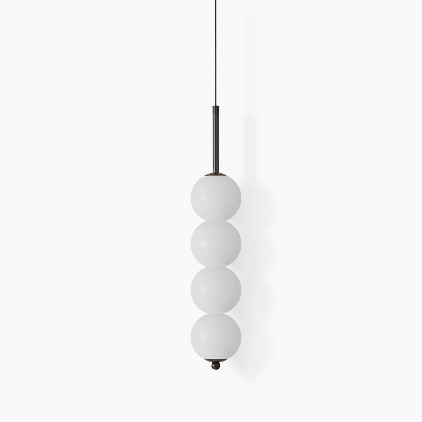 Orbet pendant lamp specifications and dimensional comparison chart for all configurations