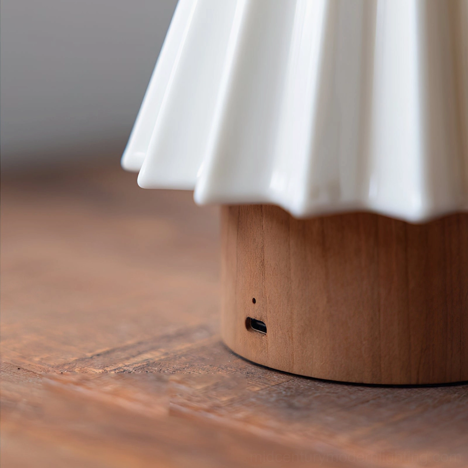Orlo ceramic table lamp scale proportion model showcasing size versatility for different spaces