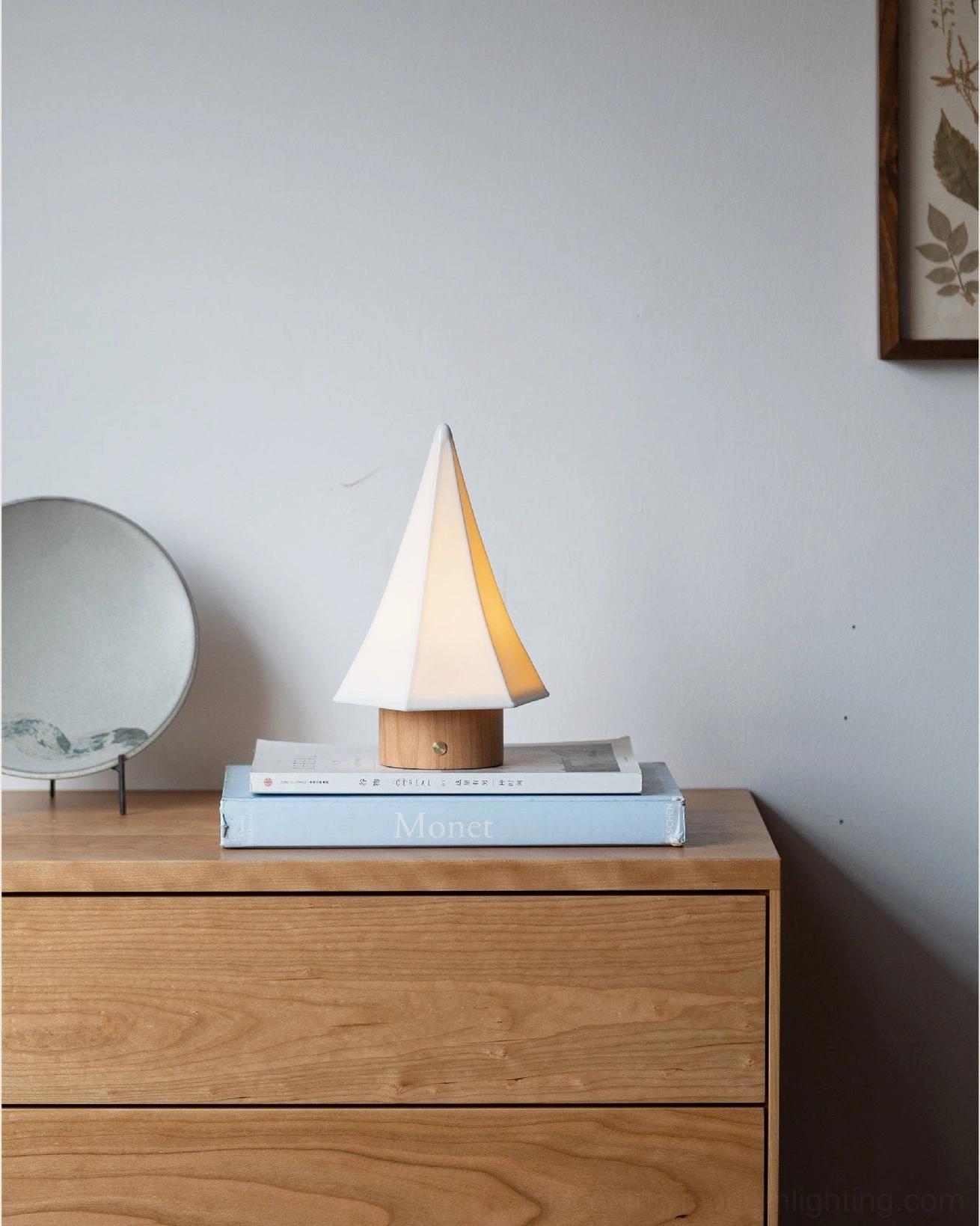 Orlo ceramic table lamp soft ambient glow illumination glare-free warm lighting effect
