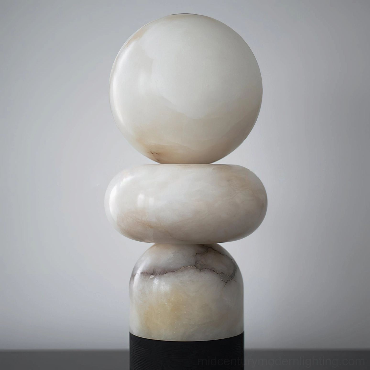 Orso alabaster table lamp entryway console table styling and placement