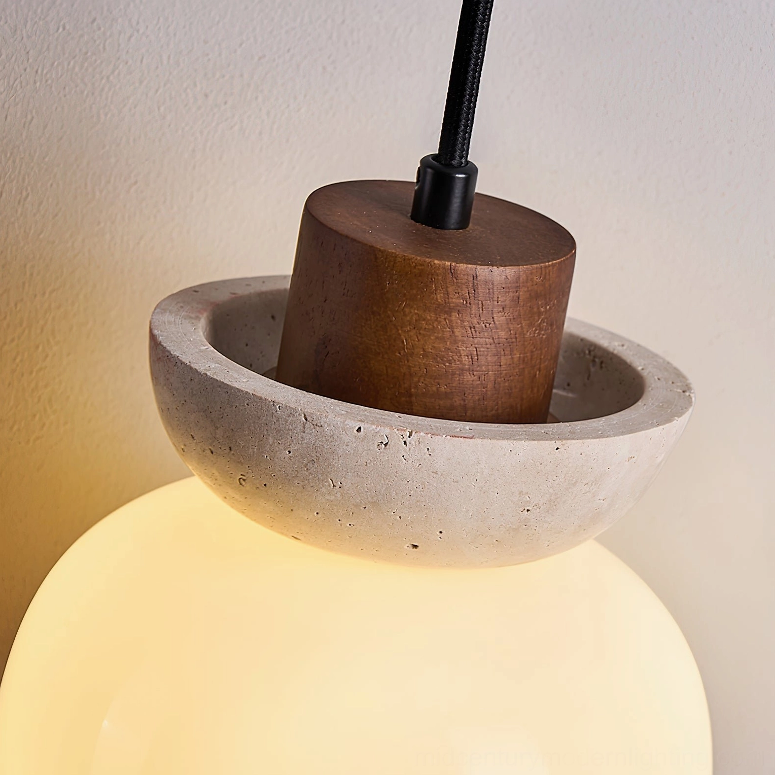 Palak pendant light single configuration intimate scale bedroom reading nook accent lighting warm glow