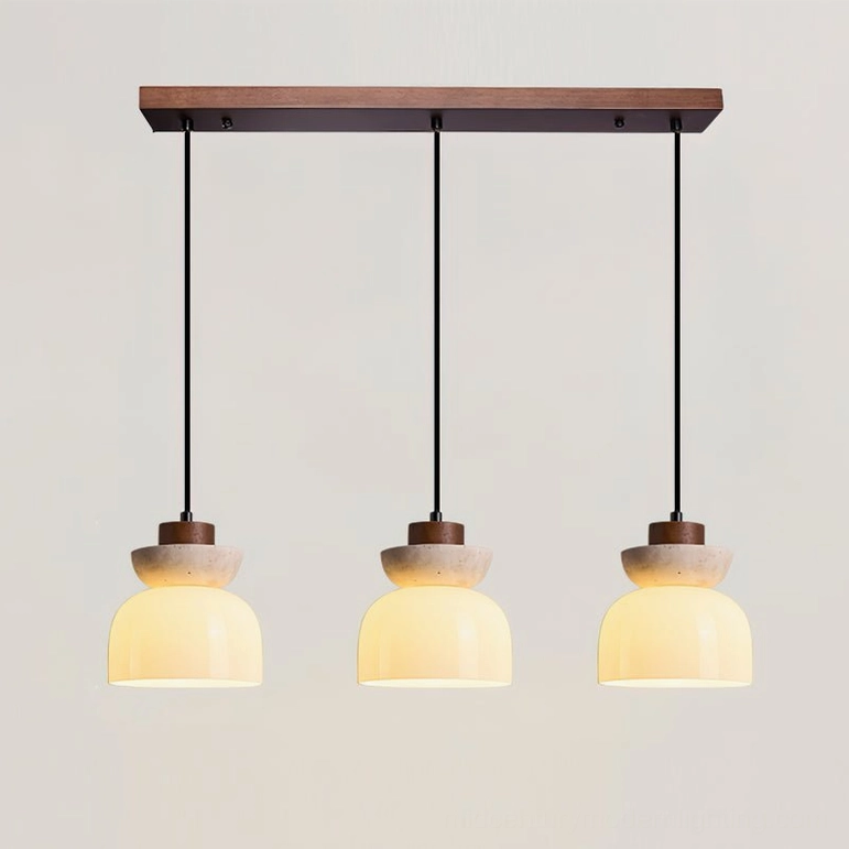 Two Palak pendant lights dual configuration kitchen island small dining table warm illumination modern