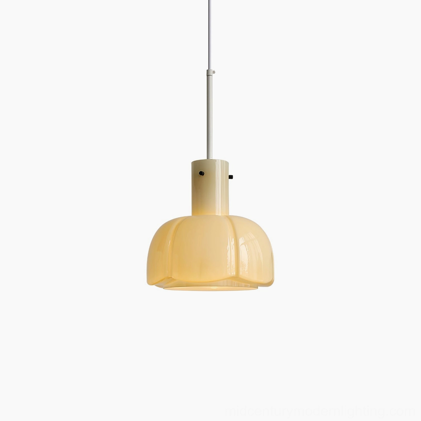 Paolina glass pendant light pumpkin shape design modern retro Nordic craftsmanship