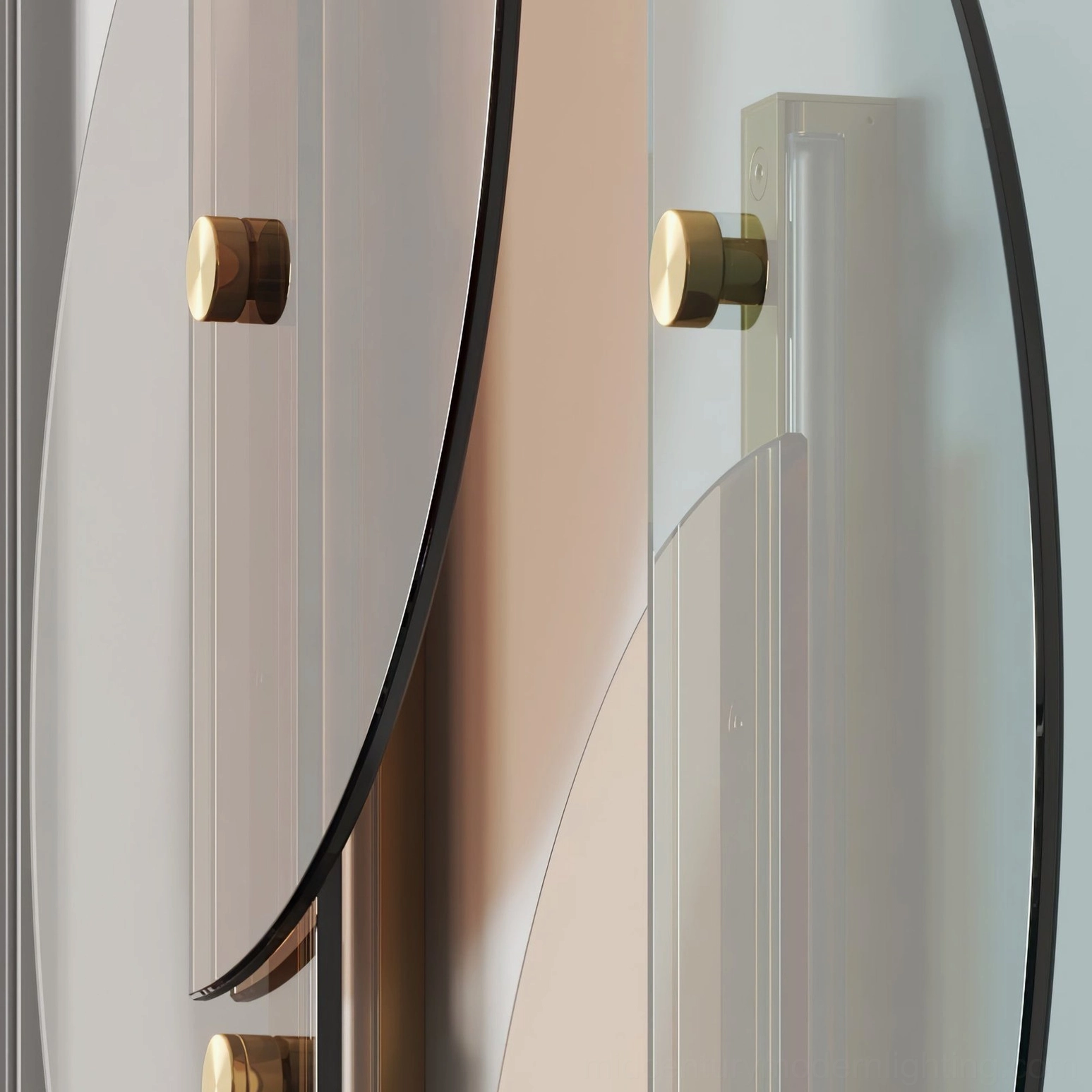 Papillon wall lamp modern apartment interior design ambient light installation