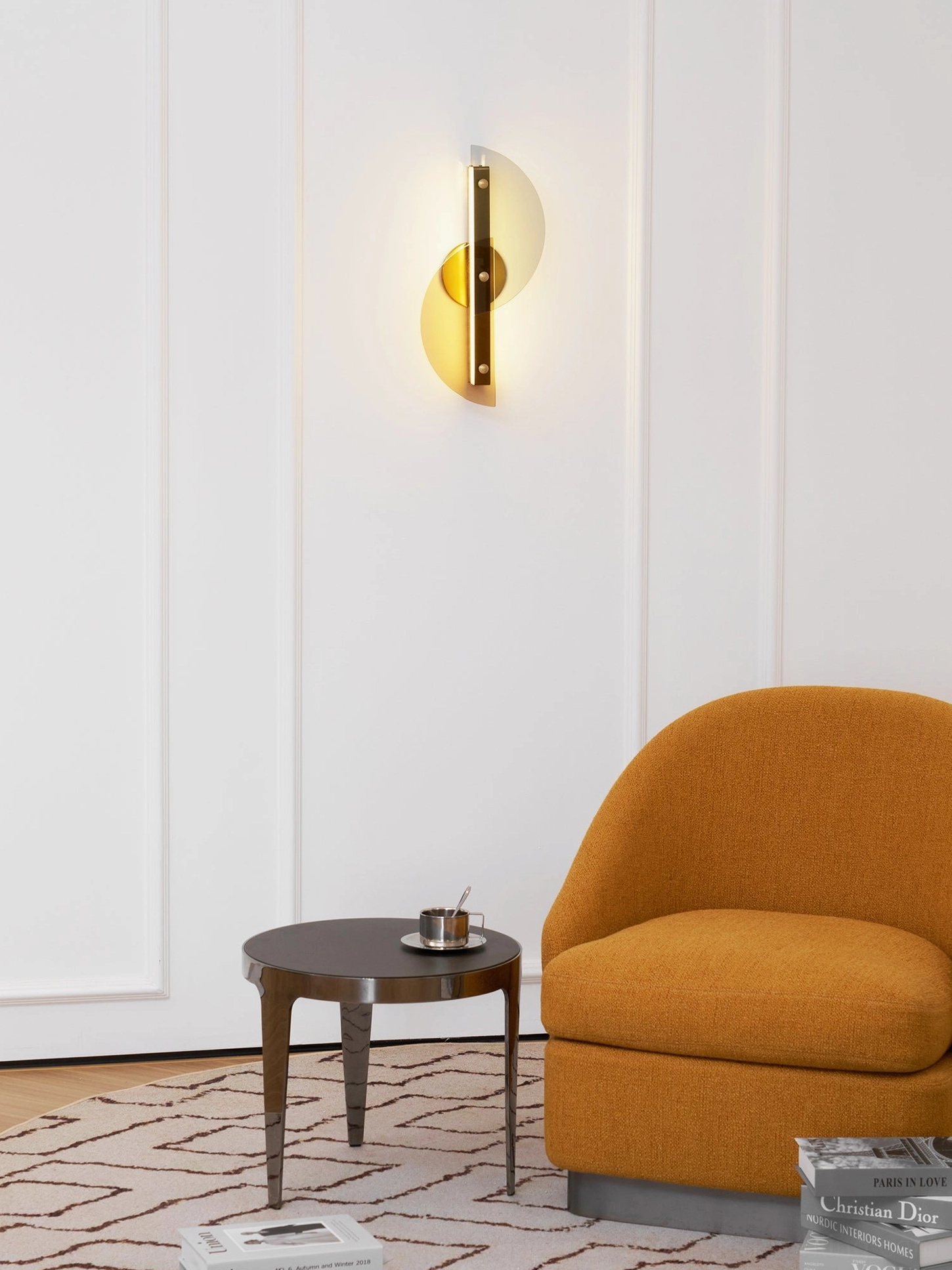Papillon LED wall lamp contemporary interior design lighting fixture