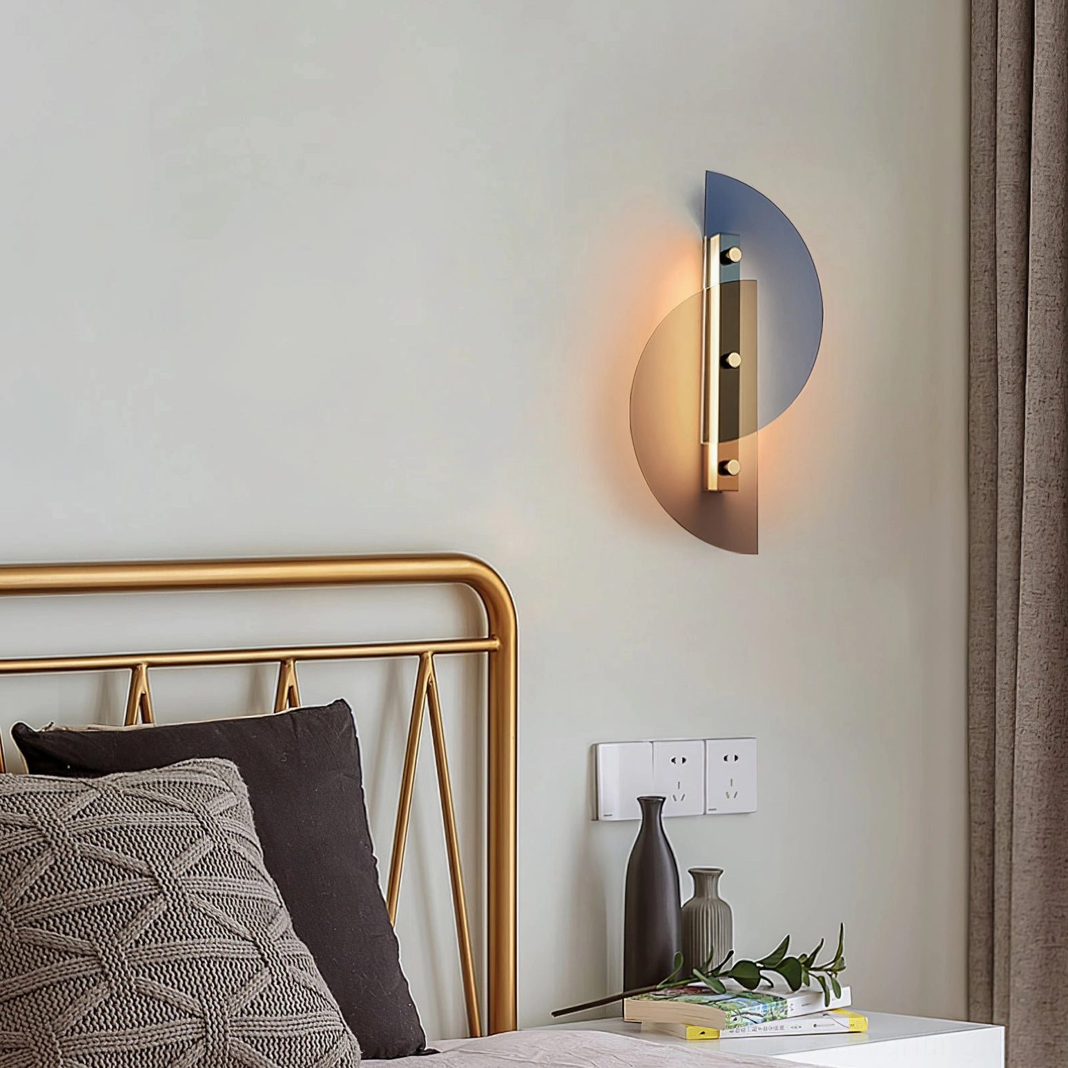Papillon geometric wall lamp mid-century modern home lighting solution