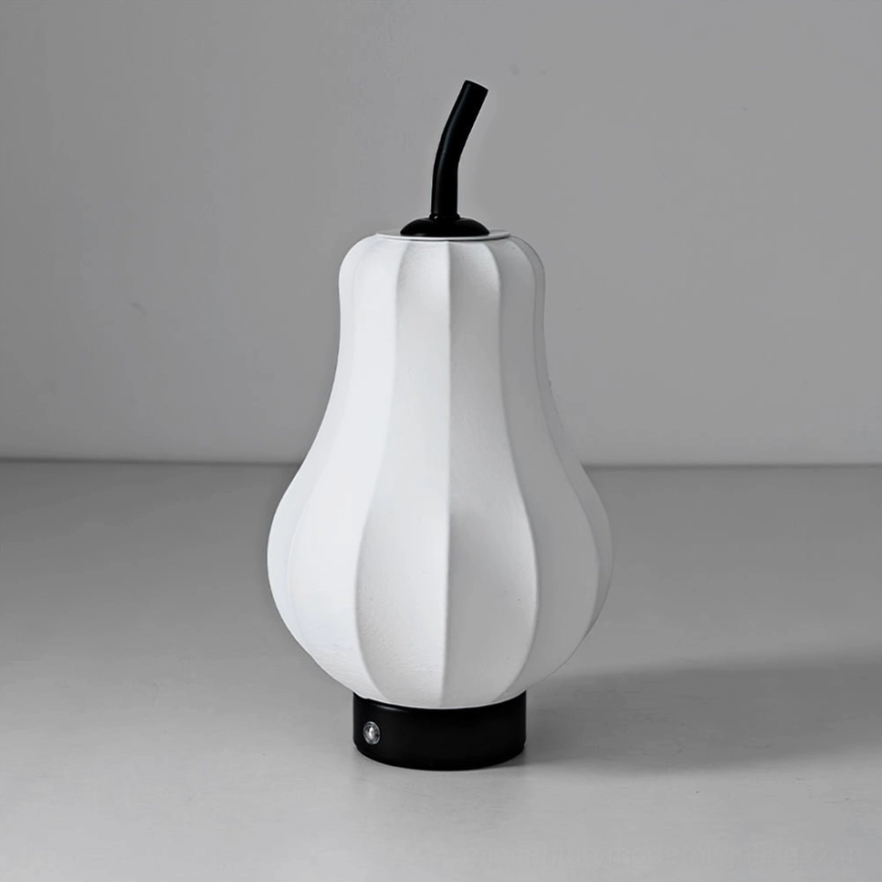 Pear battery table lamp universal 110-240V compatible multiple room applications
