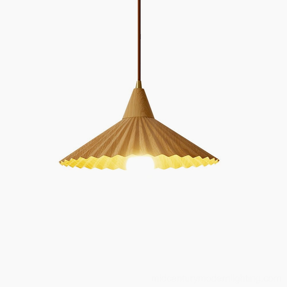 Pieghe pendant lamp ceiling mount and upper suspension detail with universal compatibility features