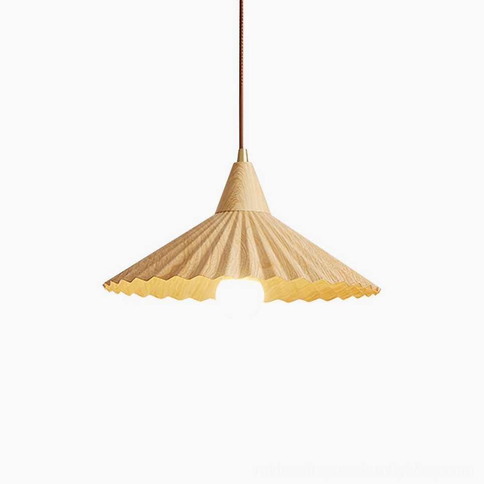 Pieghe pleated pendant light full product showcase with distinctive wave accordion metallic shade design