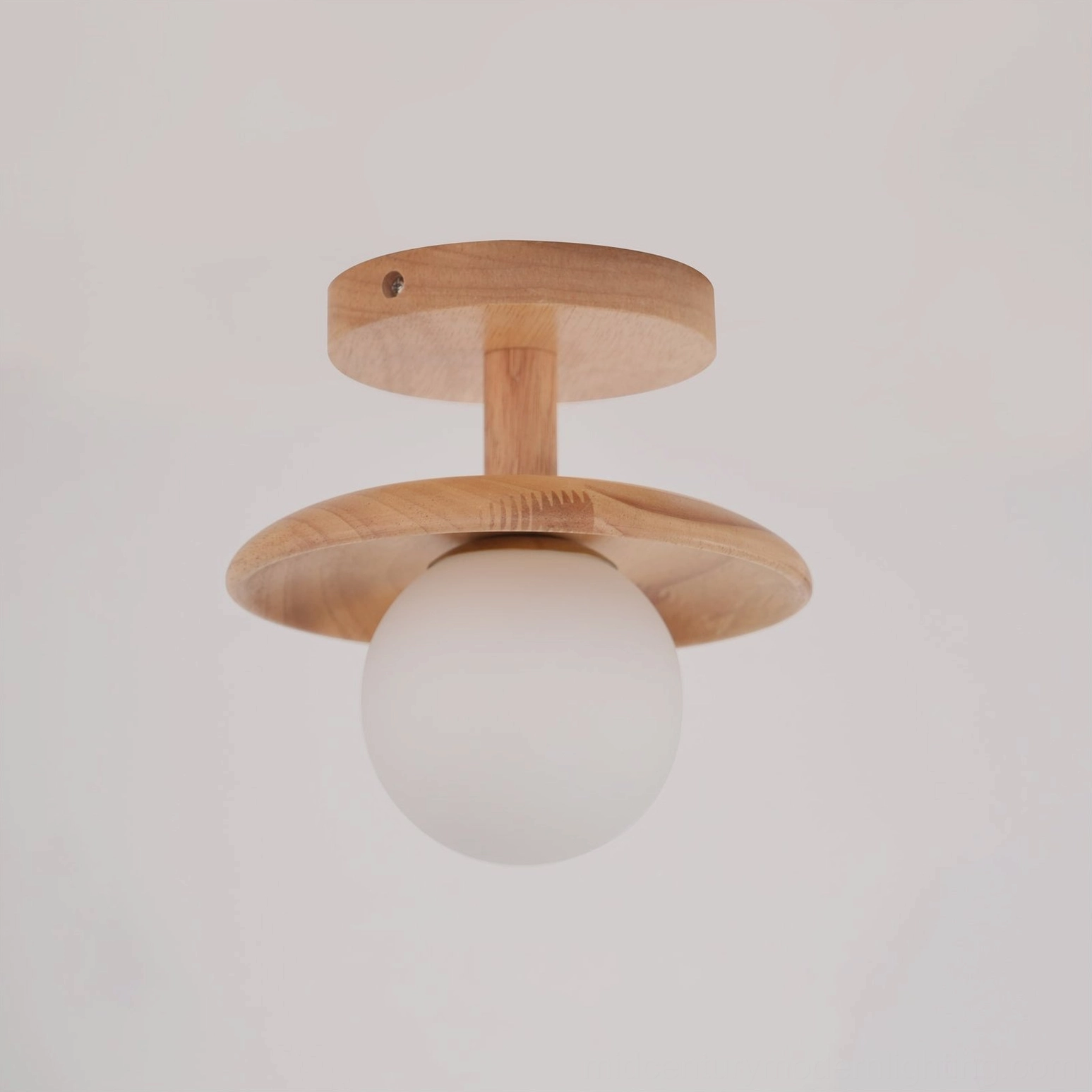 Plafon ceiling lamp architectural photography showing installation in residential space