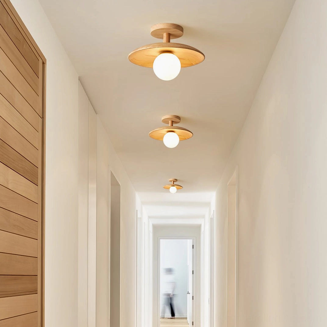 Plafon low-profile ceiling light in contemporary home creating soft diffused illumination