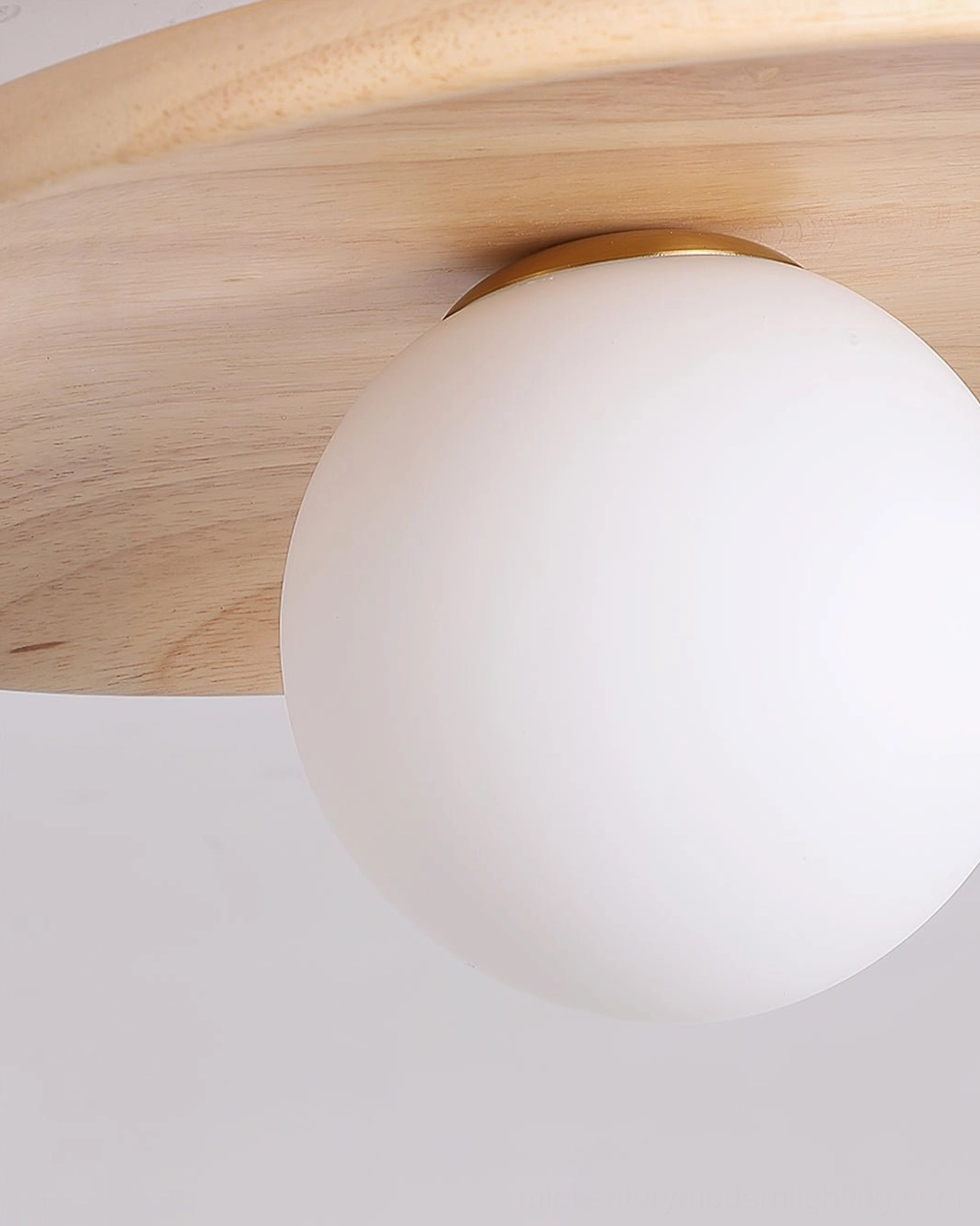 Plafon flush-mount ceiling lamp installed in low-ceilinged room demonstrating space-saving design