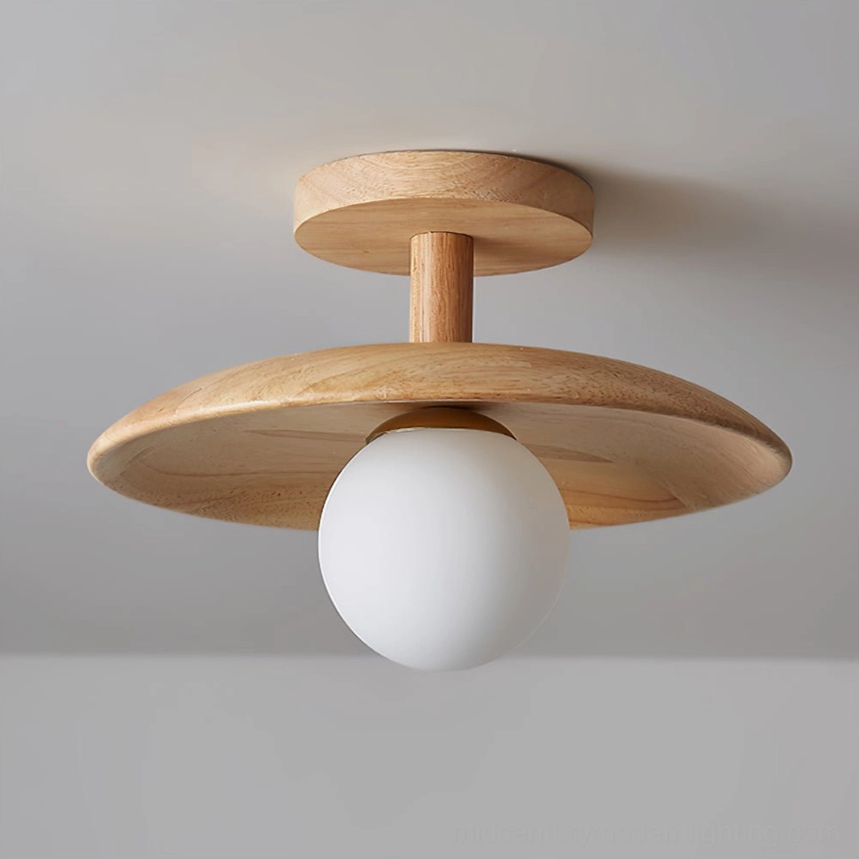 Plafon large 11-inch diameter ceiling lamp for living rooms and main hallways