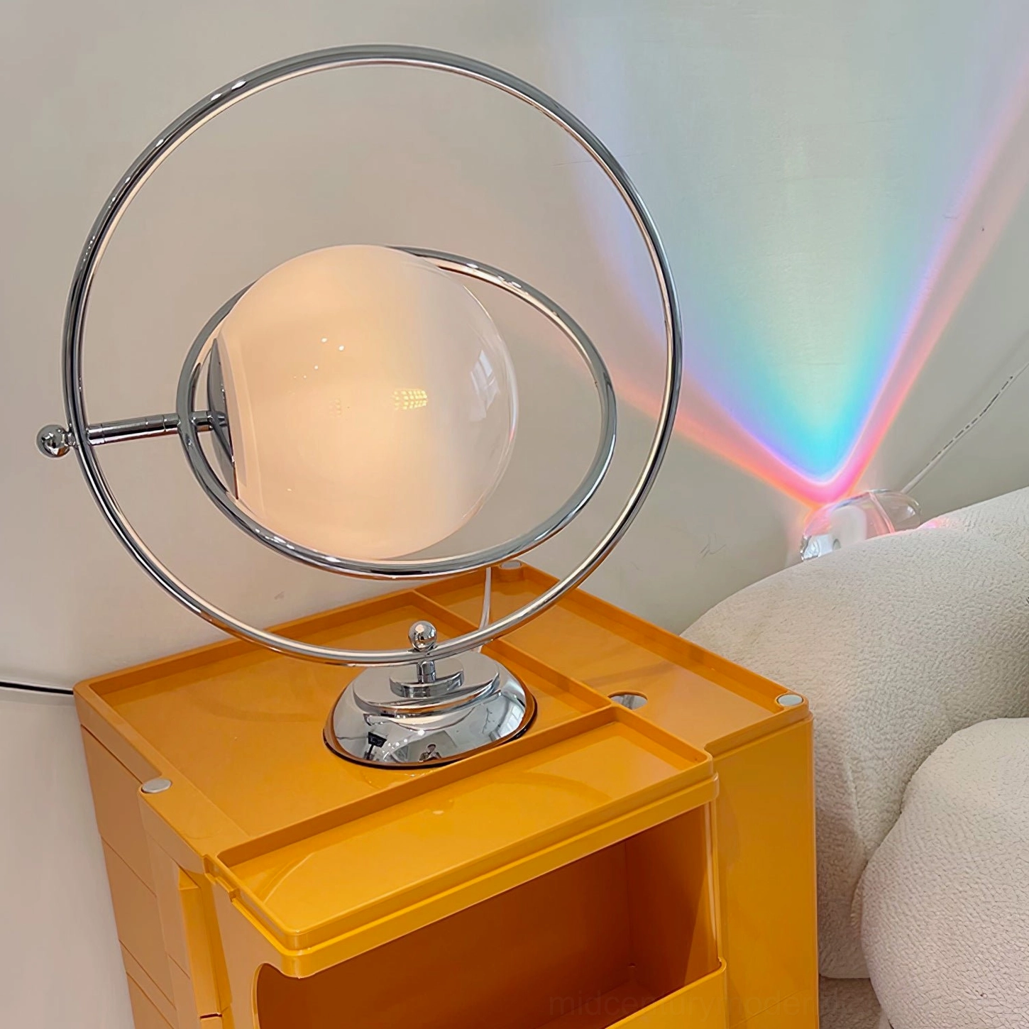 Planet lamp space age design heritage with cosmic inspiration and contemporary style