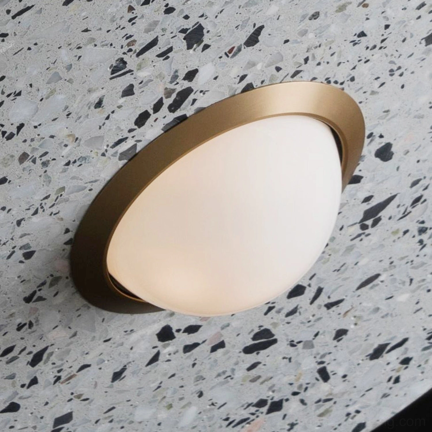 Planet pendant lamp styled with contemporary home furnishings and decor