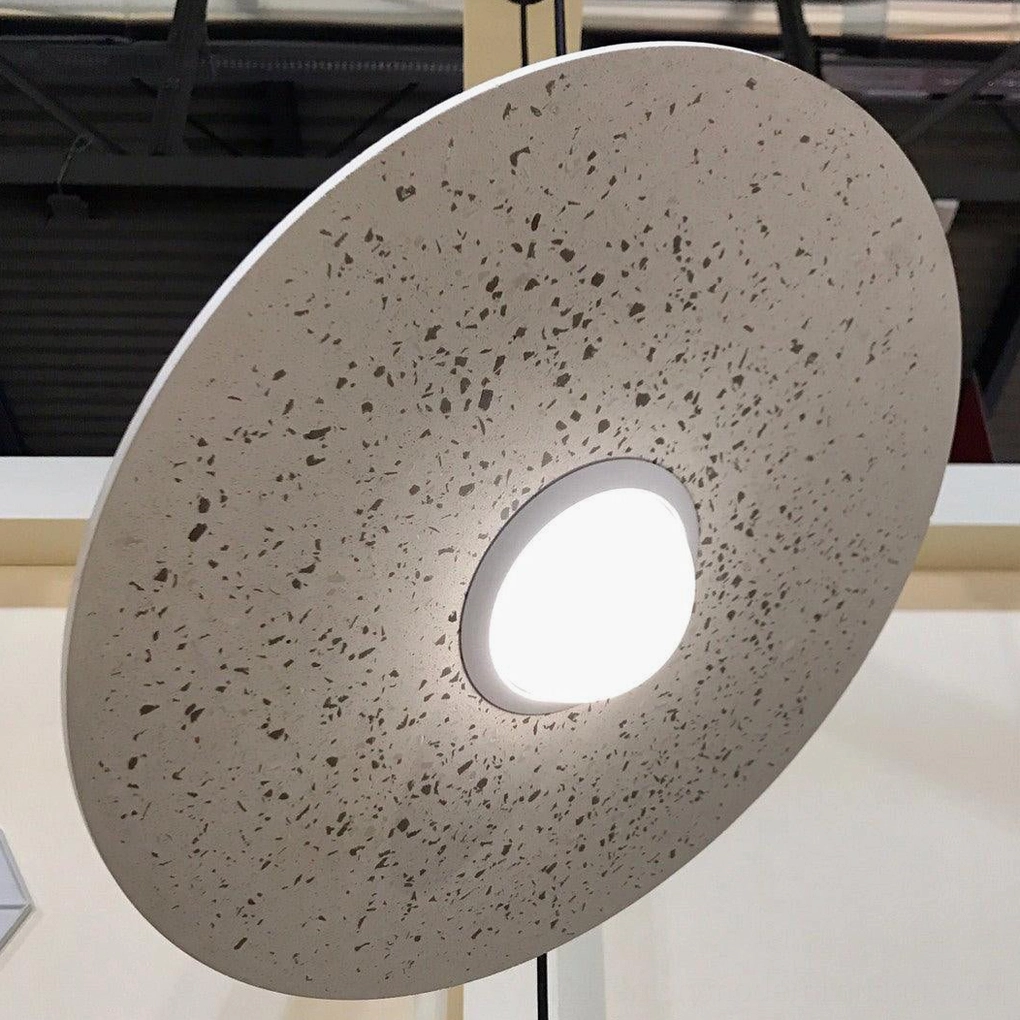 Planet pendant lamp styled in contemporary mid-century modern interior setting