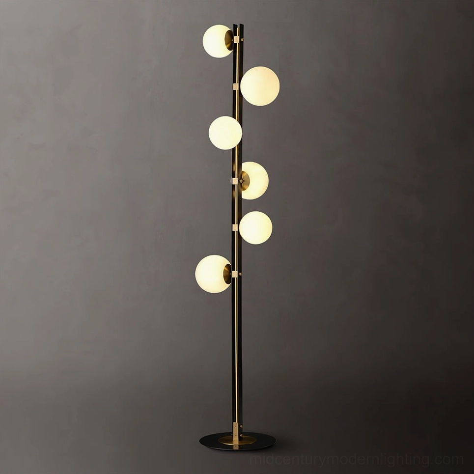 Planeta floor lamp 30cm diameter base providing stable architectural lighting foundation